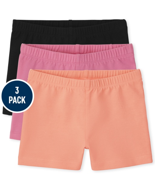 Pack de 3 shorts de punto Cartwheel Mix and Match para niñas