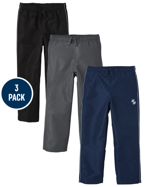 Boys PLACE Sport Woven Wind Pants 3-Pack