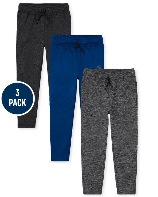 Boys PLACE Sport Knit Performance Pants 3-Pack
