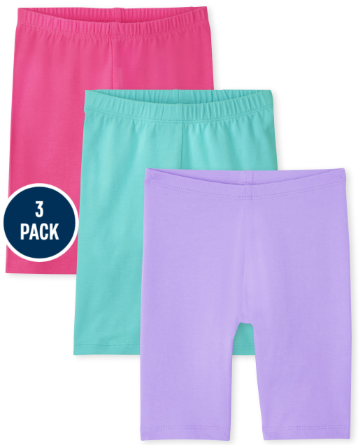 Girls Mix And Match Bike Shorts 3-Pack