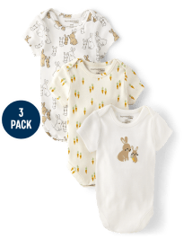 Lot de 3 bodies Bébé Bunny - Homegrown par Gymboree