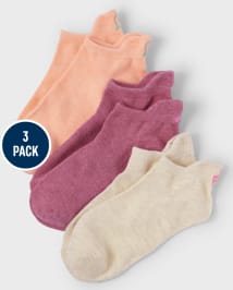 Girls Ankle Socks 3-Pack