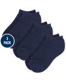 Unisex Kids Ankle Socks 3-Pack