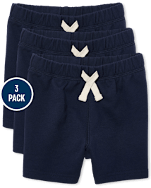 Lot de 3 shorts à enfiler pour bébé et tout-petit garçon