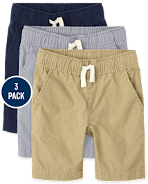 Boys Pull On Jogger Shorts 3-Pack