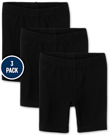 Lot de 3 shorts de vélo pour petites filles