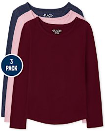 Lot de 3 t-shirts pour filles