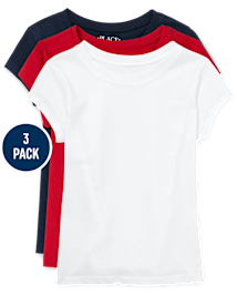Girls Tee Shirt 3-Pack