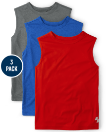 Boys PLACE Sport Mix And Match Sleeveless Muscle Tank Top 3 Pack