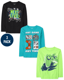 Boys Video Game Graphic Tee 3-Pack