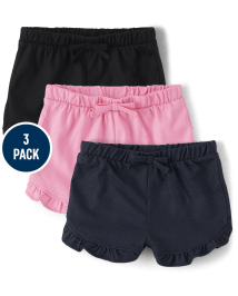 Baby girl black shorts best sale