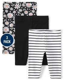 Capri-Leggings 3-Pack for Girls