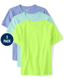 Unisex Kids Tee Shirt 3-Pack