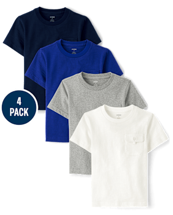 Boys Pocket Top 4-Pack - Little Essentials
