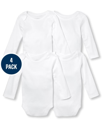 Unisex Baby Bodysuit 4-Pack