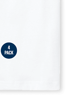 Paquete de 4 camisetas para niño