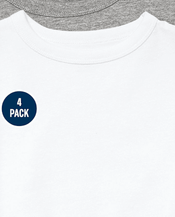 Paquete de 4 camisetas para niño