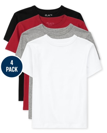 Sleeve Basic Layering Tee 4-Pack | The Children's Place - MULTI