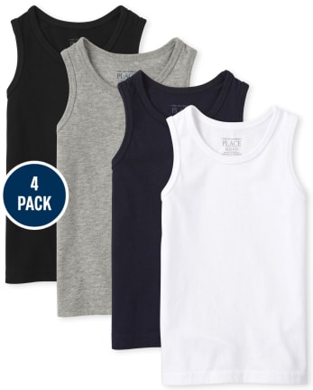 Baby And Toddler Boys Tank Top 4-Pack
