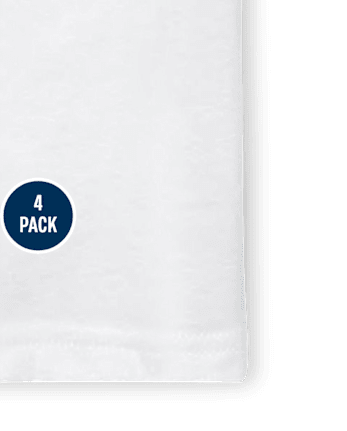 Lot de 4 t-shirts pour bébés et tout-petits garçons