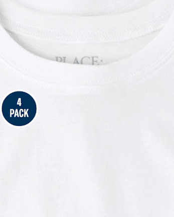 Lot de 4 t-shirts superposés basiques pour garçons