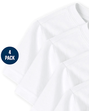 Lot de 4 t-shirts superposés basiques pour garçons