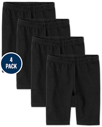 Lot de 4 shorts cyclistes pour filles