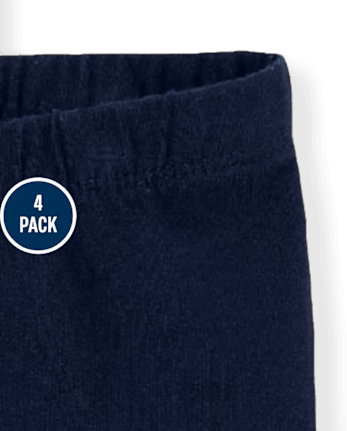 Lot de 4 shorts cyclistes pour filles