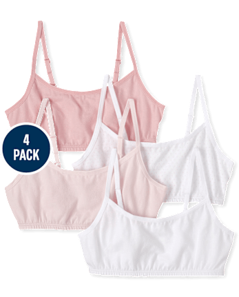 Lot de 4 bralettes pour filles