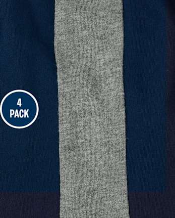 Toddler Boys Side Stripe Shorts 4-Pack