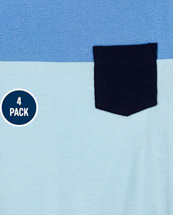 Boys Striped Top 4-Pack