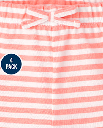 Lot de 4 shorts étoiles pour toute-petite fille