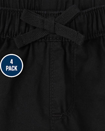 Lot de 4 shorts à enfiler pour toute-petite fille