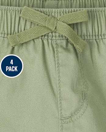 Lot de 4 shorts à enfiler pour toute-petite fille