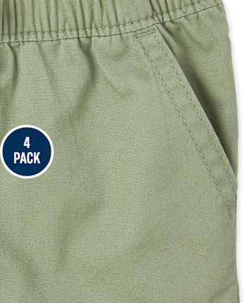 Lot de 4 shorts à enfiler pour toute-petite fille