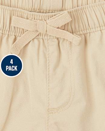 Lot de 4 shorts à enfiler pour toute-petite fille