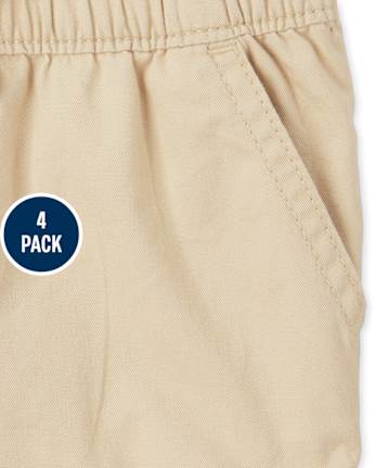 Lot de 4 shorts à enfiler pour toute-petite fille