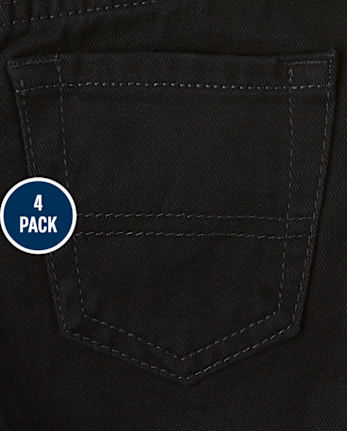 Pack de 4 jeans ajustados para niño - Estrecho