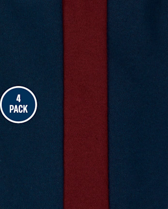 Baby Boys Striped Pants 4-Pack