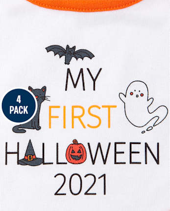 Baberos unisex para bebé My First, paquete de 4