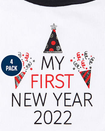 Baberos unisex para bebé My First, paquete de 4