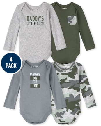 Body sales camuflaje bebe