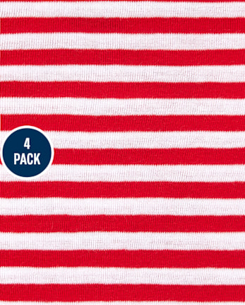 Baby Boys Fire Truck Bodysuit 4-Pack