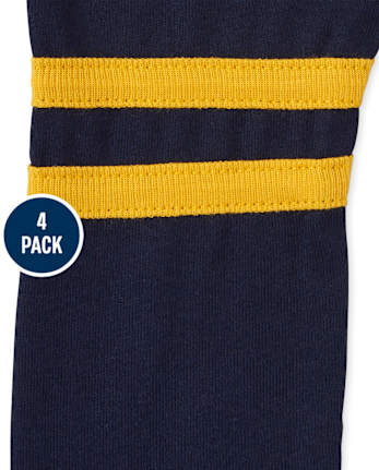 Baby Boys Raglan Bodysuit 4-Pack - MULTI CLR