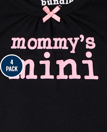 Lot de 4 cache-couches léopard pour bébé fille