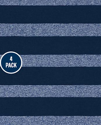 Boys Striped Top 4-Pack
