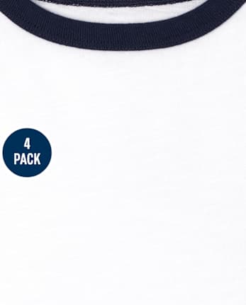 Pack de 4 tops a rayas para niños