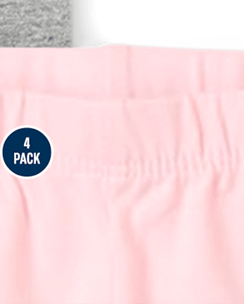 Lot de 4 leggings pour bébés et petites filles