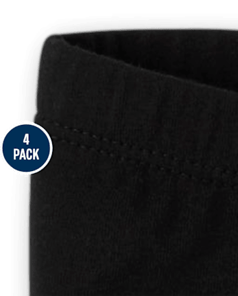 Lot de 4 shorts de vélo pour bébé et toute-petite fille