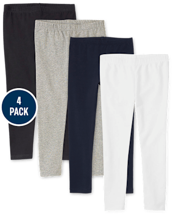Lot de 4 leggings pour filles
